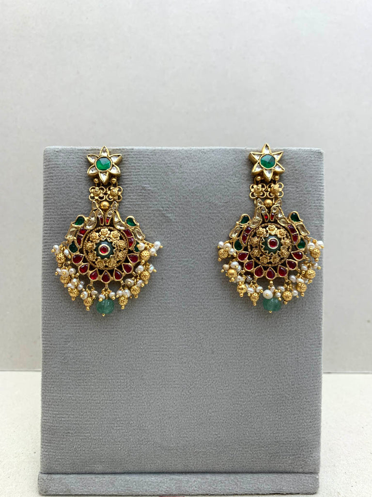 AA1390  Rambaugh Antique Earrings