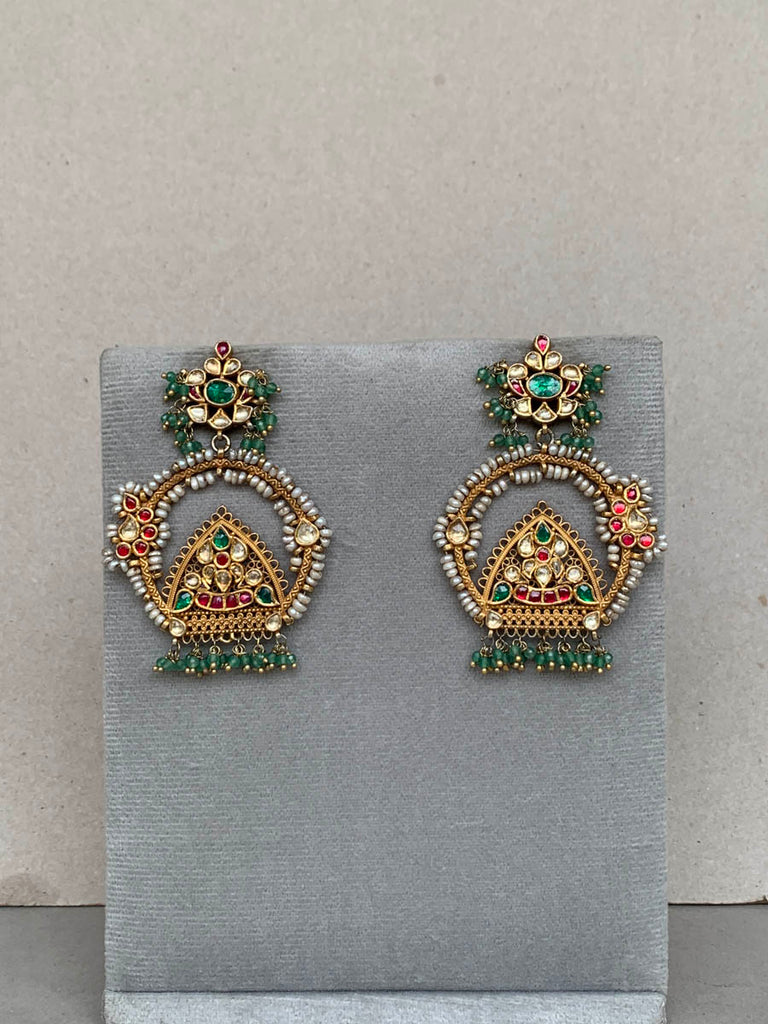 AA284  Rambagh Antique Earrings