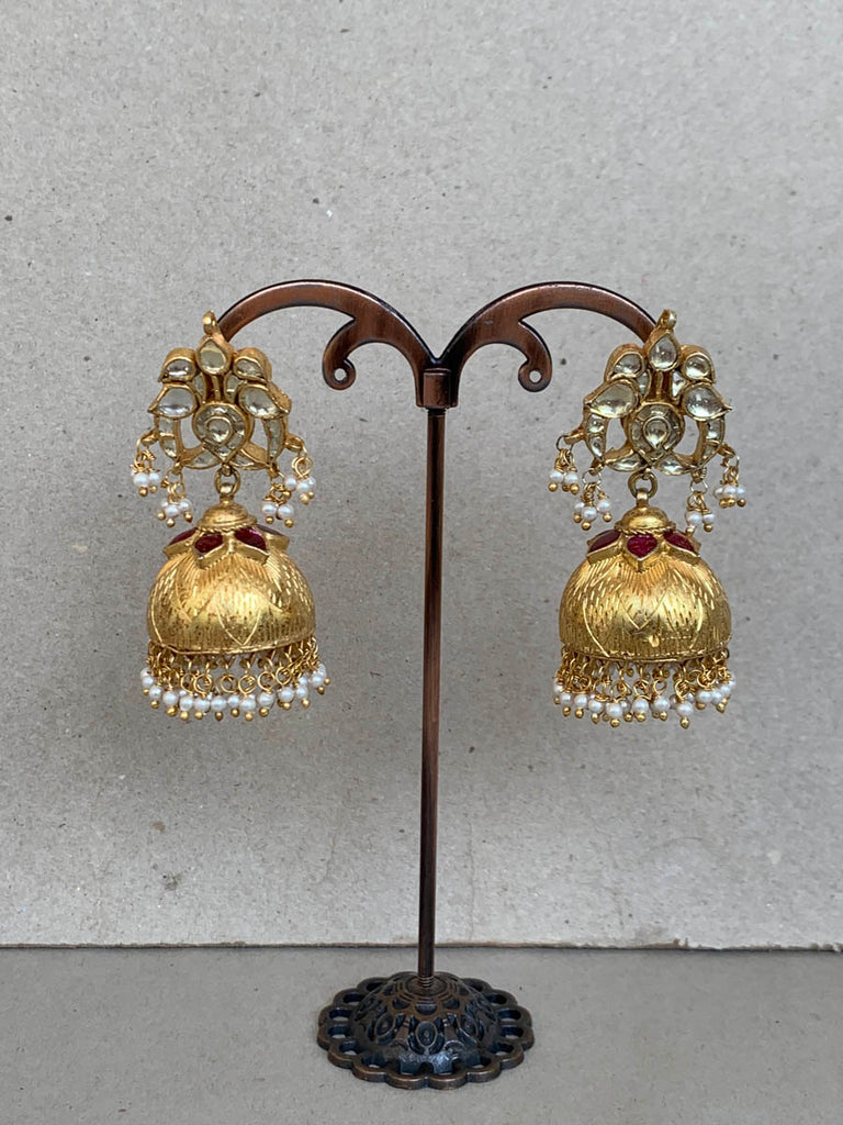 AA472  Rambaugh Antique Earrings