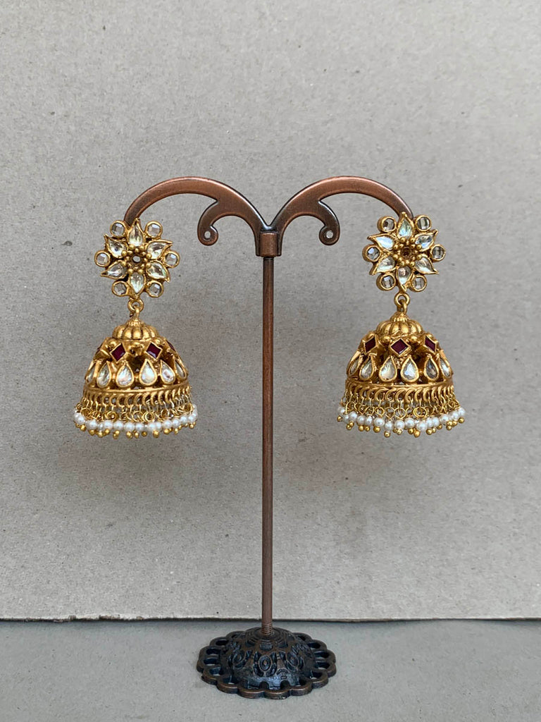 AA564  Rambagh Antique Earrings