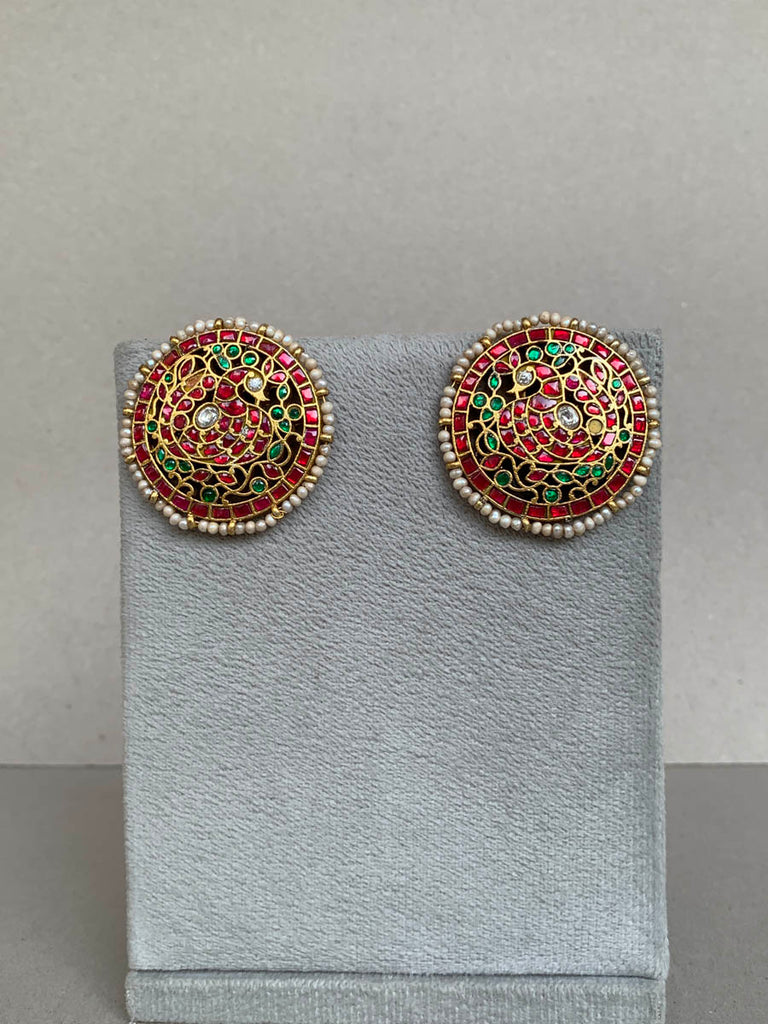 AA586  Rambagh Antique Earrings