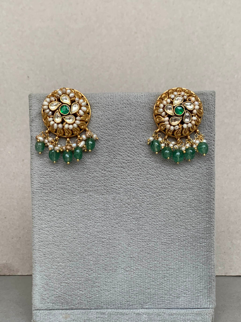 AA628  Rambagh Antique Earrings