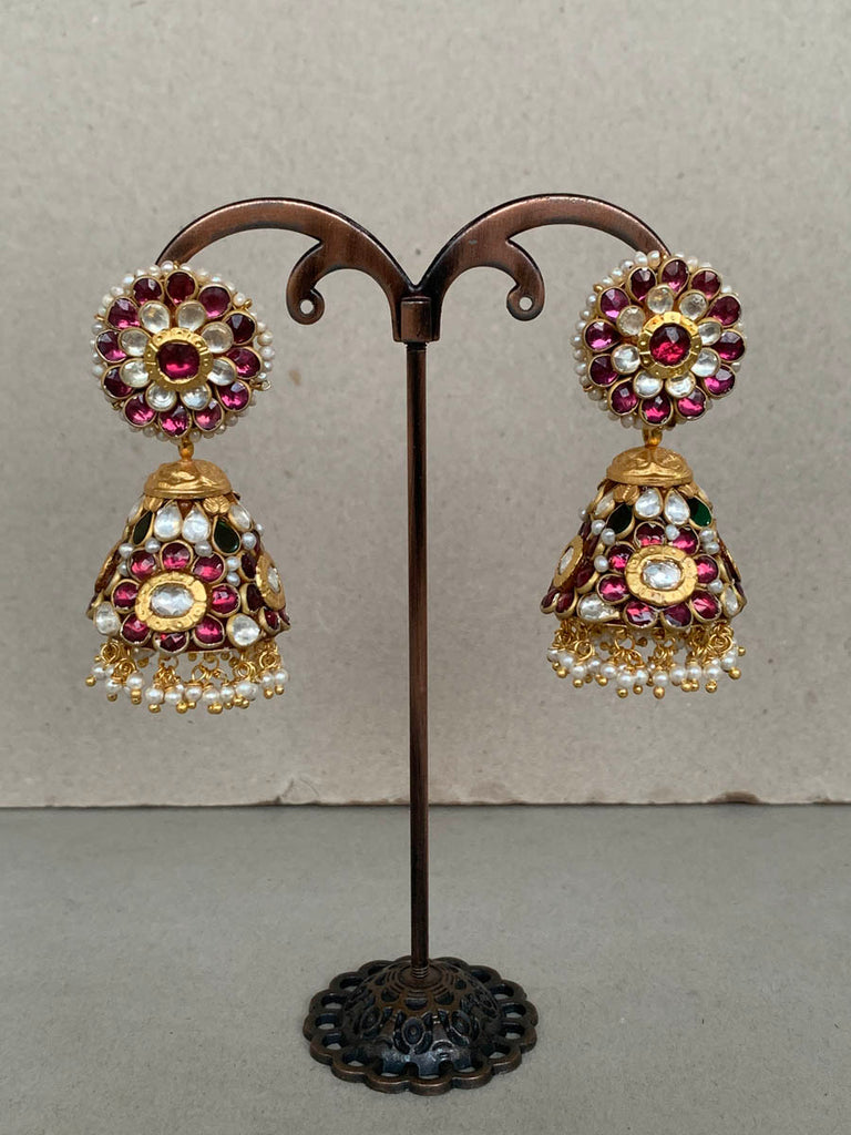 AA678 Heritage Jhumka Earrings