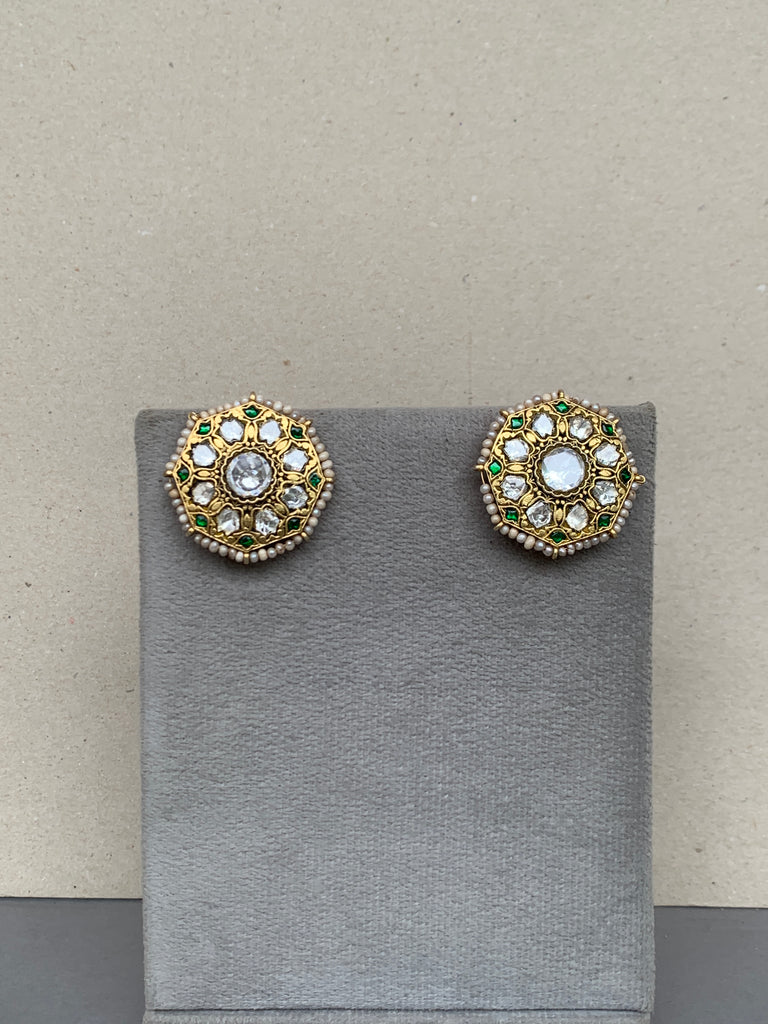 AA895 Moissanite Stud Earrings