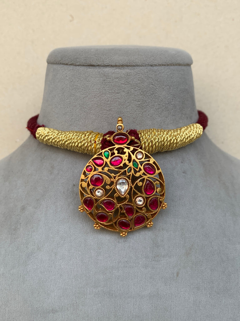 AJ1184 Rambaugh Antique Necklace