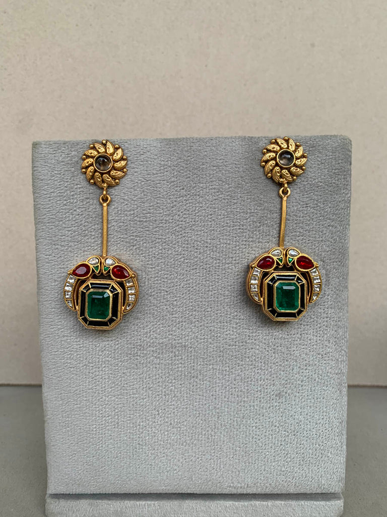 AJ555 Rambaugh Antique Earrings