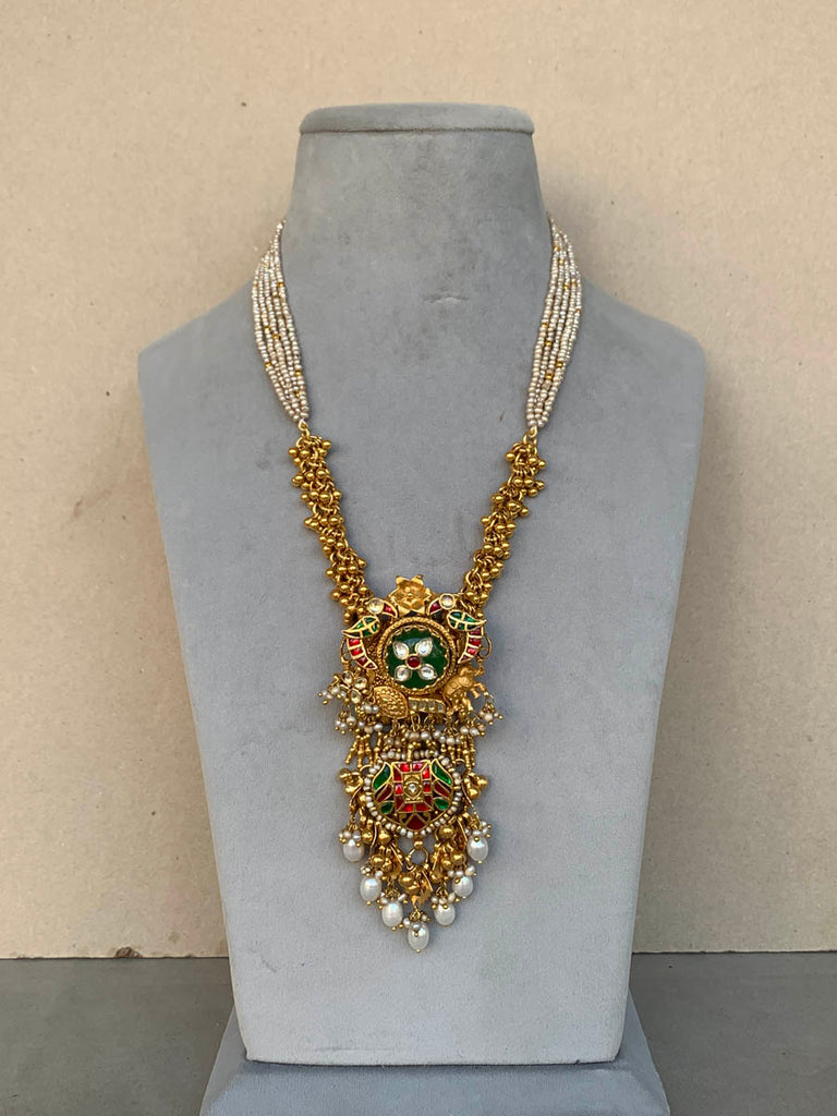 AJ636 Rambaugh Antique Necklace