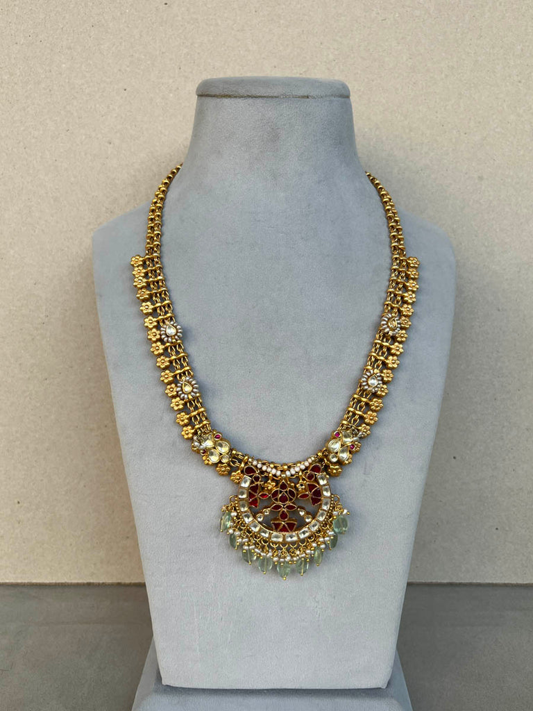 AJ745 Rambaugh Antique Long Necklace