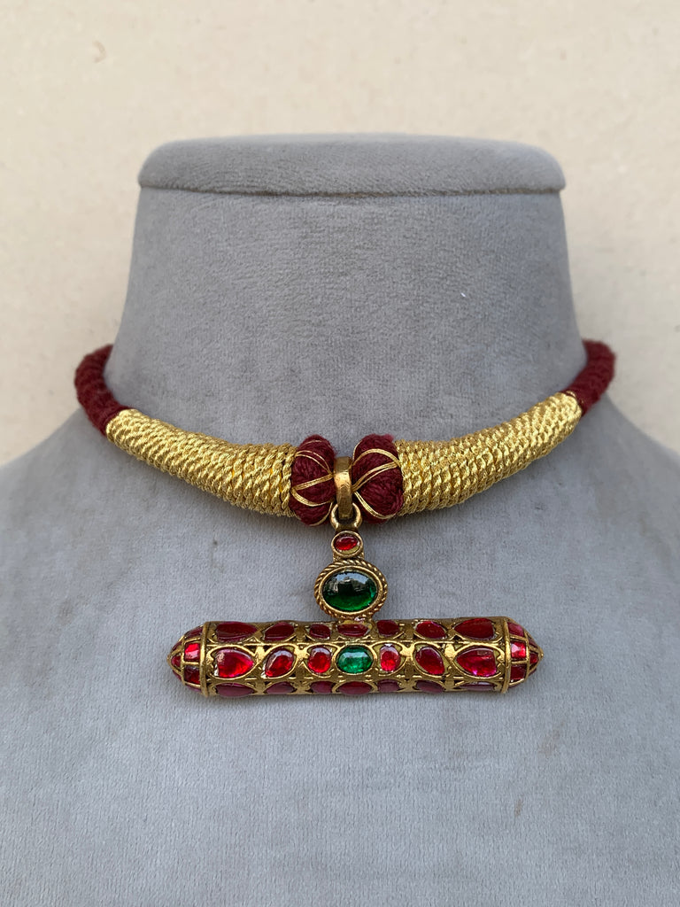 AJ876 Rambaugh Antique Necklace