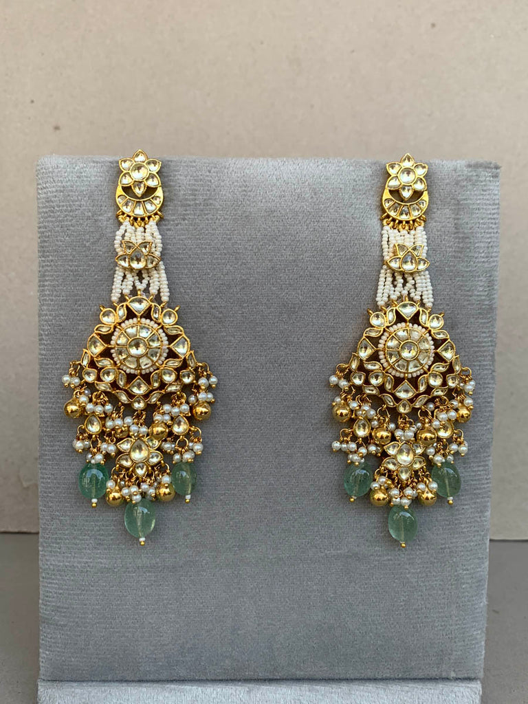 BI314 Jadau Earrings