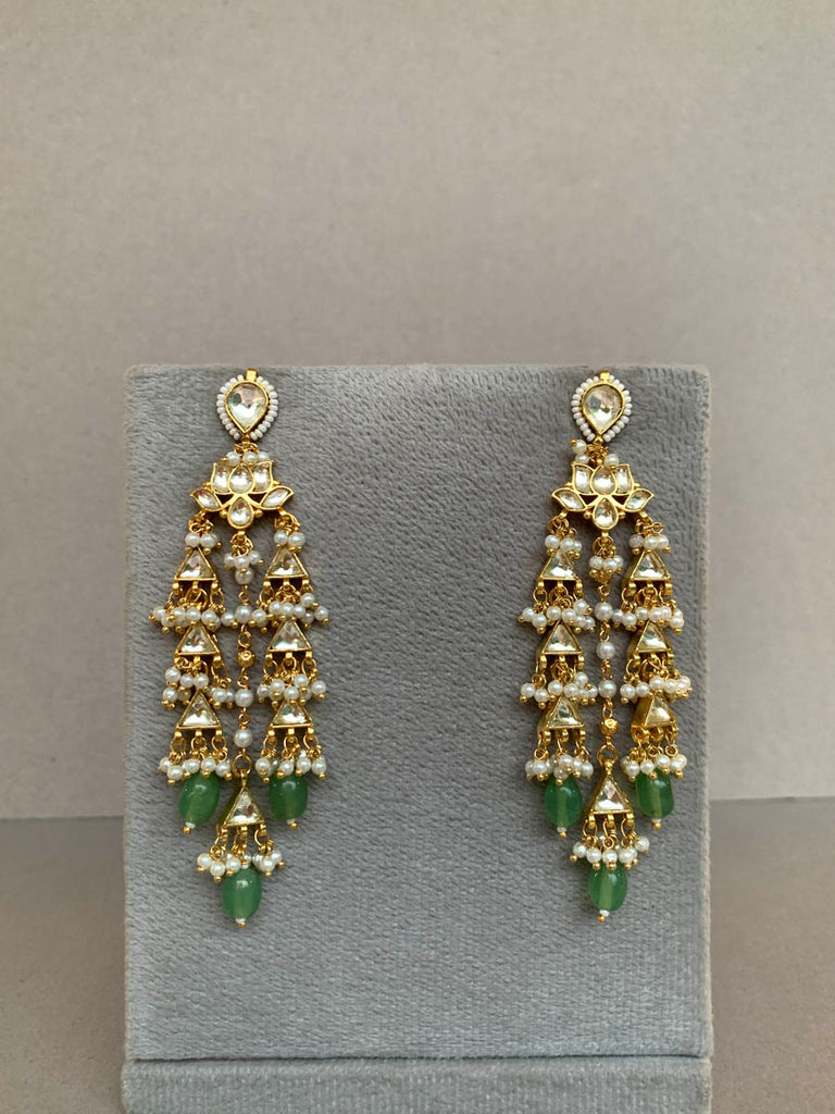 BI380   Jadau Earrings