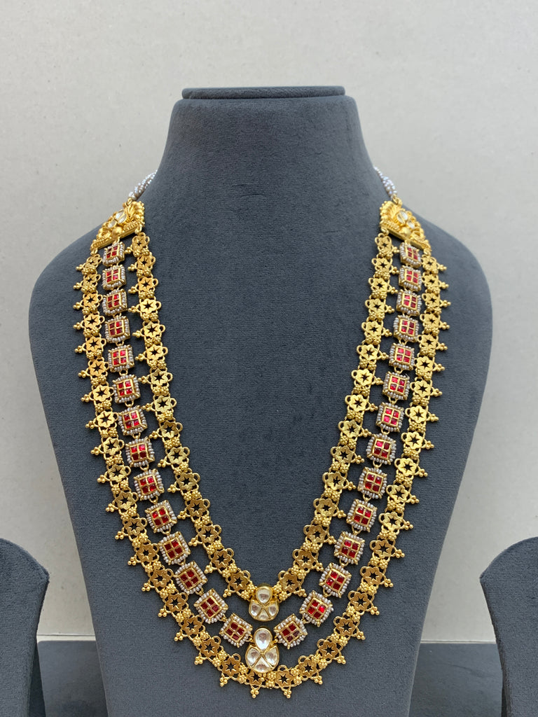 C1758 Red Rambaugh Heritage Necklace