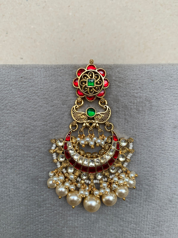 TN606M Jadau Earrings