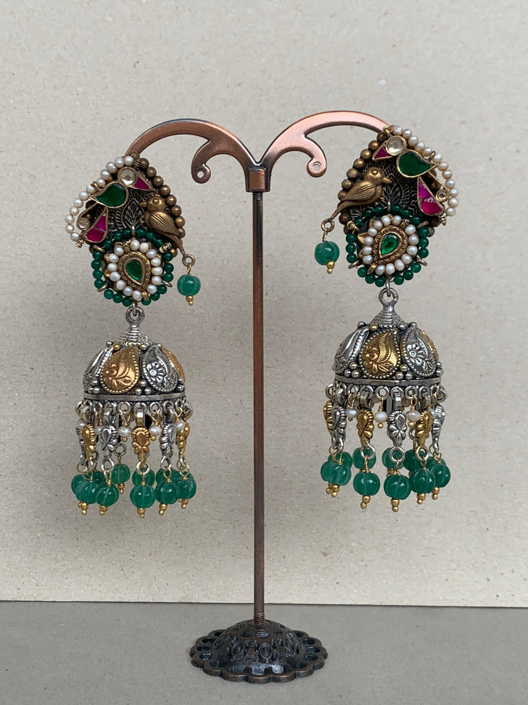 E1699 Maahru Silver Earrings