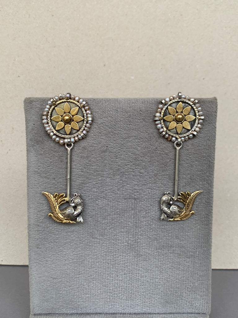 E1763 Maahru Silver Earrings