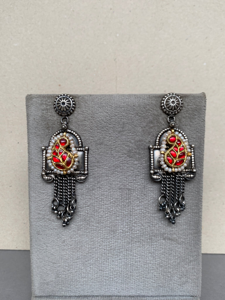 E1767 Maahru Silver Earrings