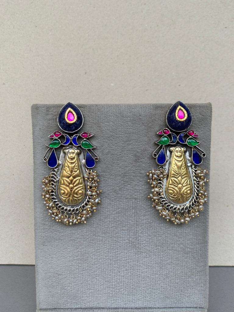 E1779 Maahru Silver Earrings