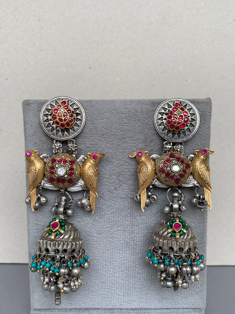 E1787 Maahru Silver Earrings