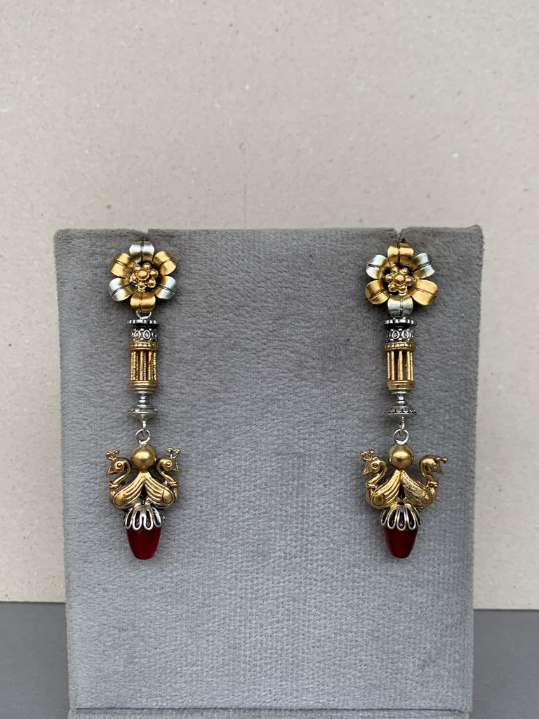 E1829R Maahru Silver Earrings