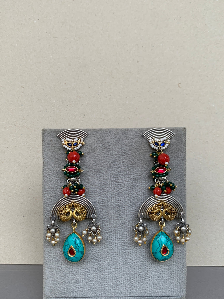 E1845 Maahru Silver Earrings