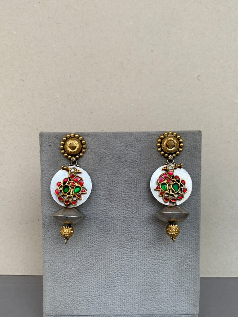 E1855 Maahru Silver Earrings