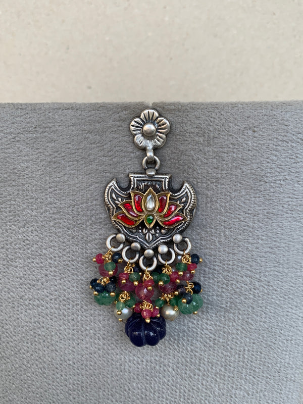 E1882 Maahru Silver Earrings