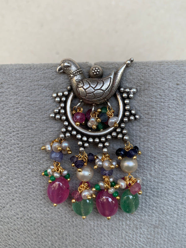 E1885 Maahru Silver Earrings