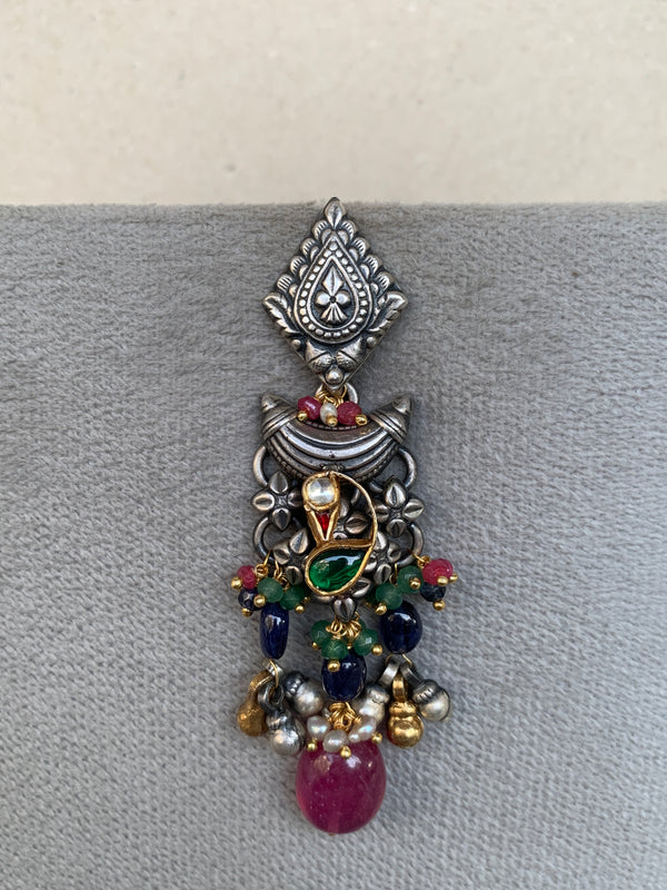 E1887 Maahru Silver Earrings