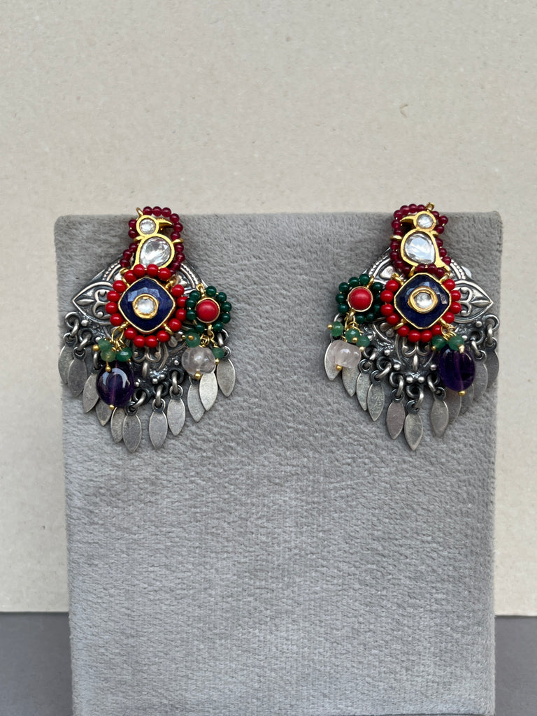 E1903 Maahru Silver Earrings