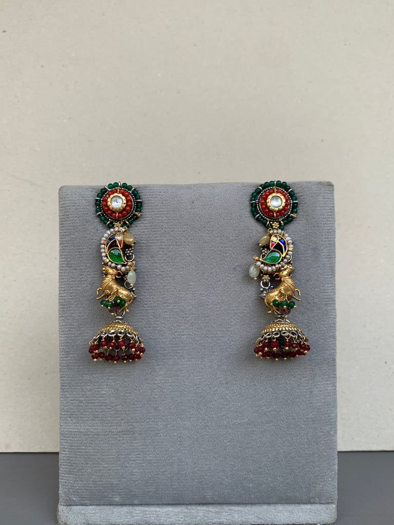 E1916  Maahru Silver Earrings