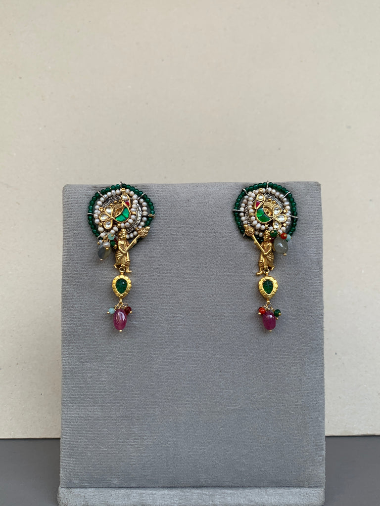 E1919  Maahru Silver Earrings