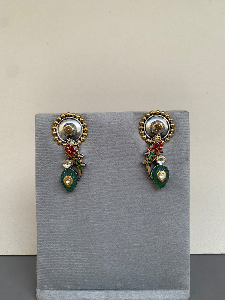 E1933  Maahru Silver Earrings