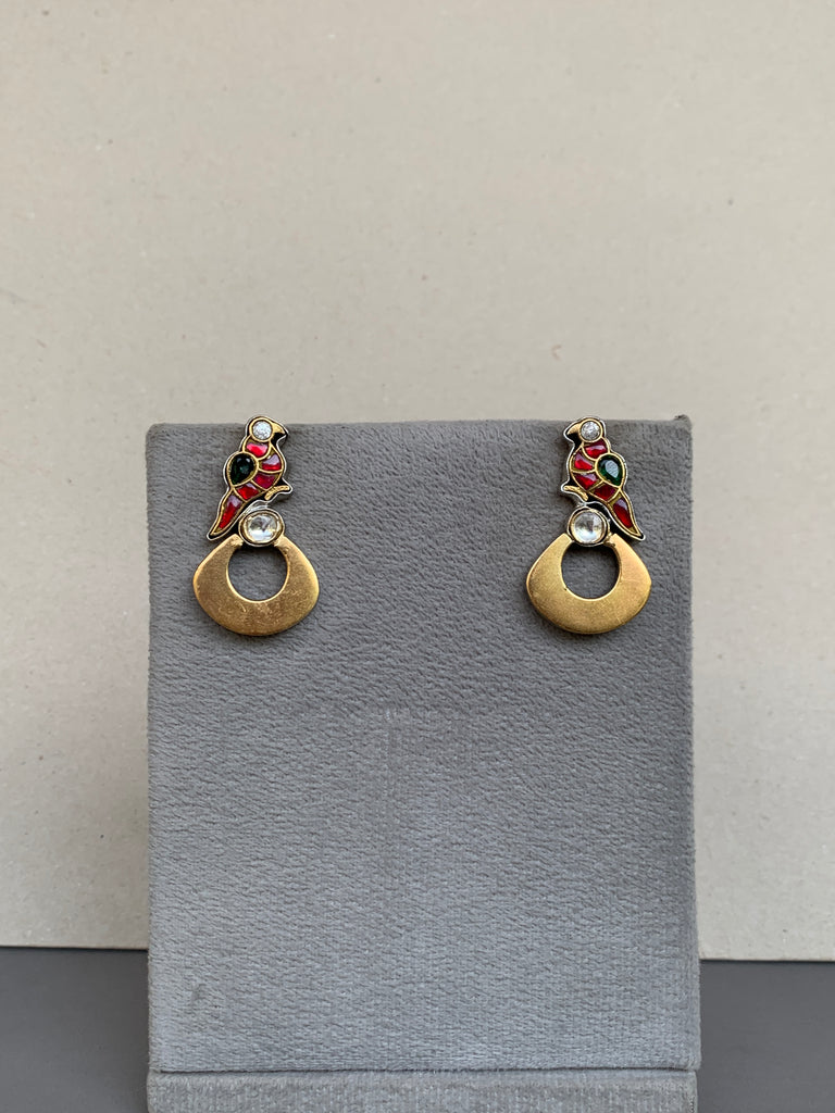 E1945  Maahru Silver Earrings