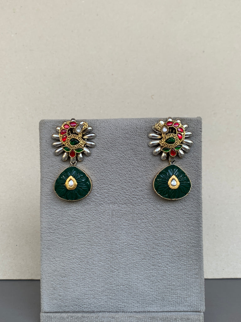 E1946  Maahru Silver Earrings