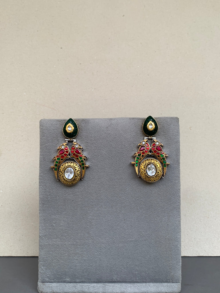 E1949  Maahru Silver Earrings