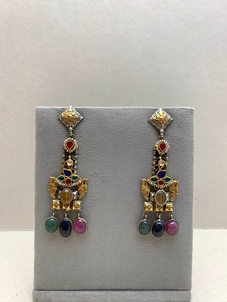 E1974 Maahru Silver Earrings