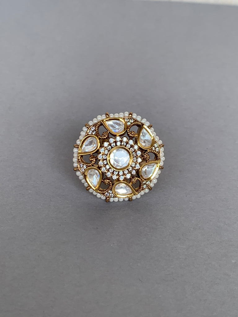 EA102 Indo Western Uncut Ring