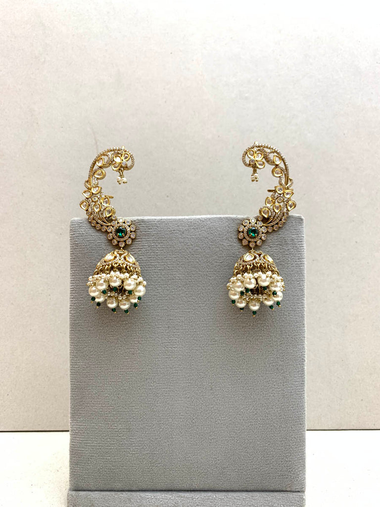 EE1018G  Indo Western Earrings