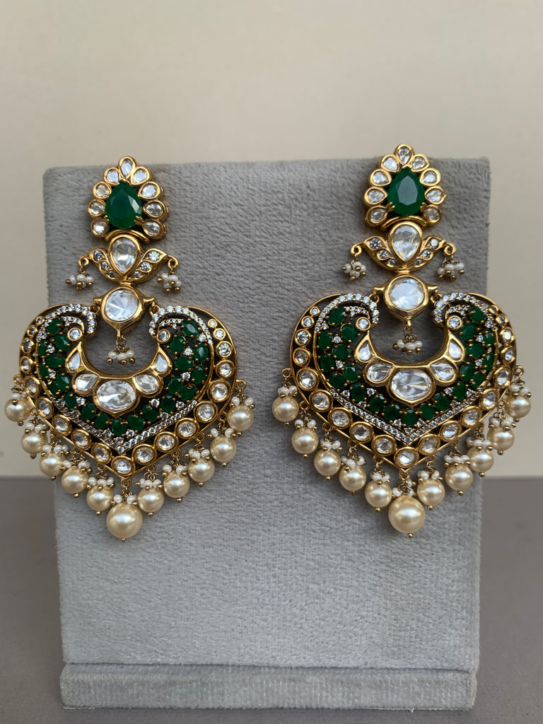 EE722G Indo Western Earrings