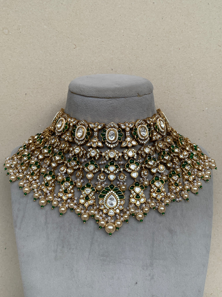 EN573 Bridal Indo Western Uncut Set