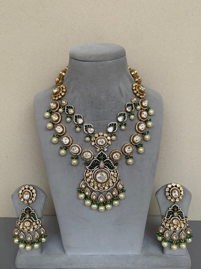 EN679 Bridal Indo Western Uncut Set