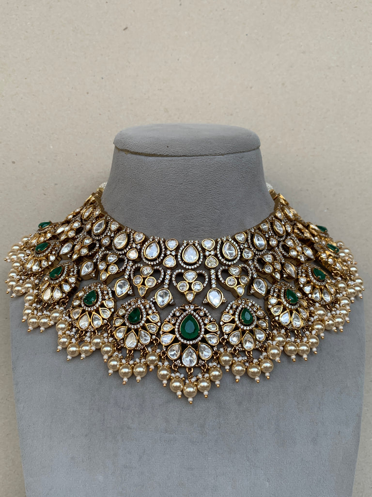 EN894 Bridal Indo Western Uncut Set