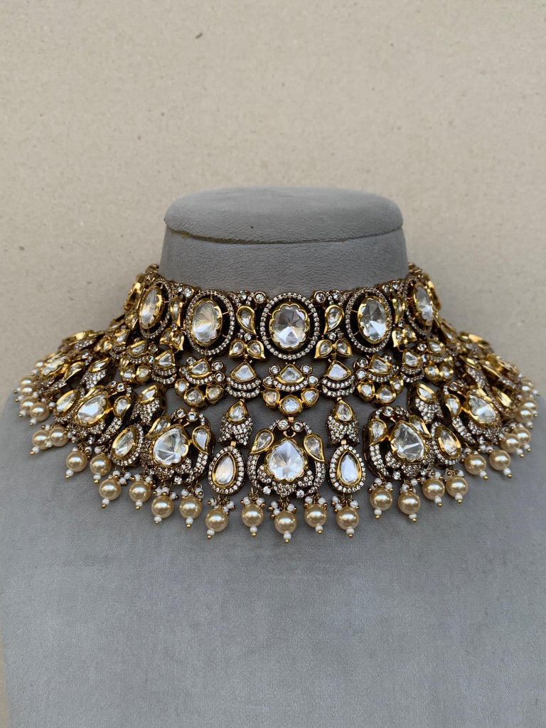 EN895 Bridal Indo Western Uncut Set