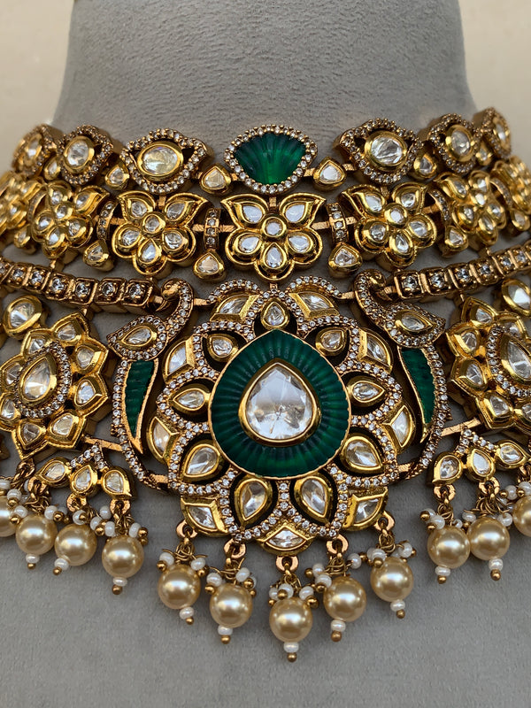 EN897 Bridal Indo Western Uncut Set