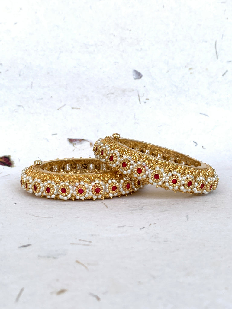 FB069 Antique Jadau Bangle