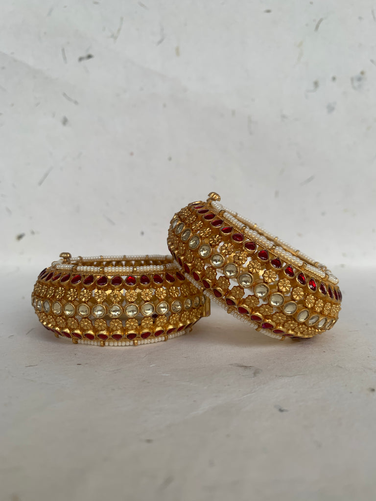 FB072 Antique Jadau Bangle