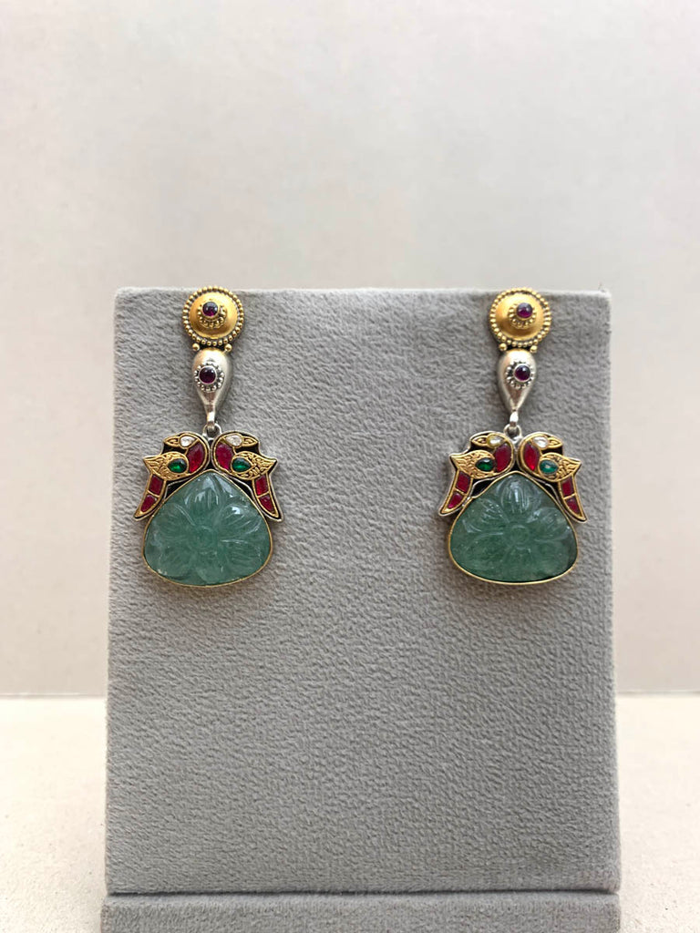 FE1987  Maahru Silver Earrings