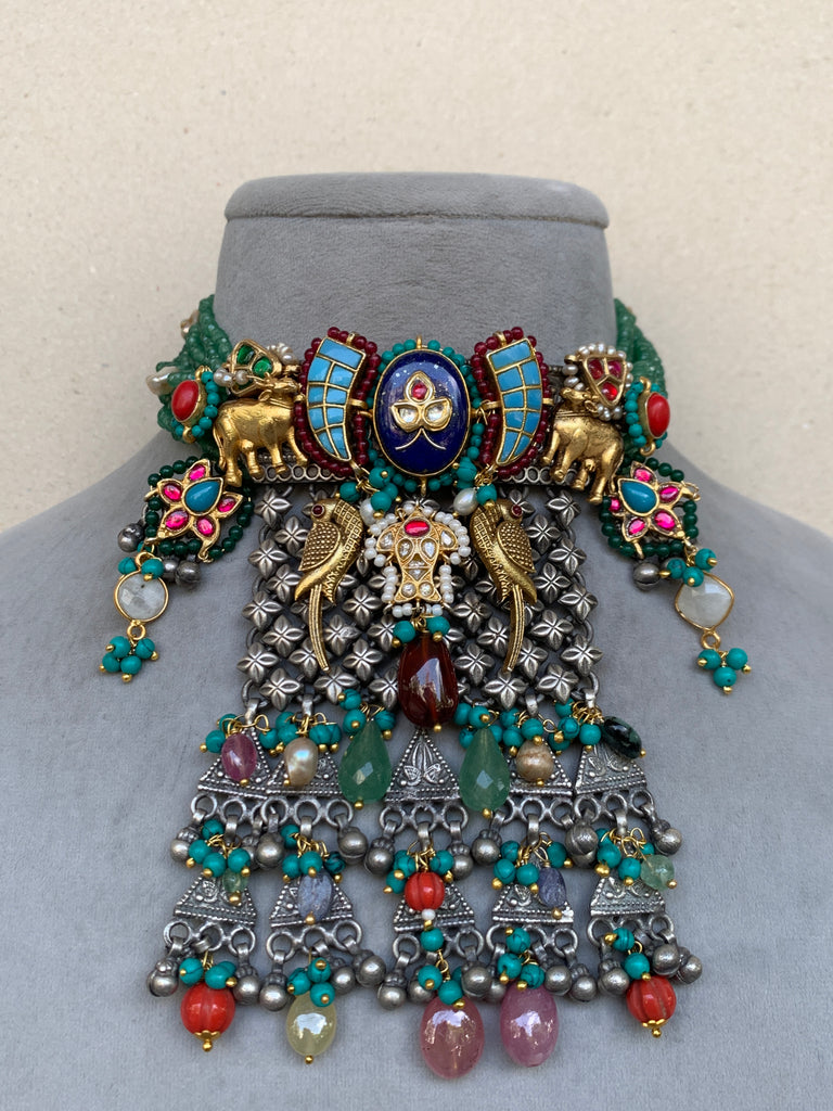 FS126  Maahru Silver Necklace