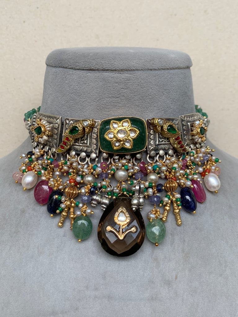 FS143  Maahru Silver Necklace