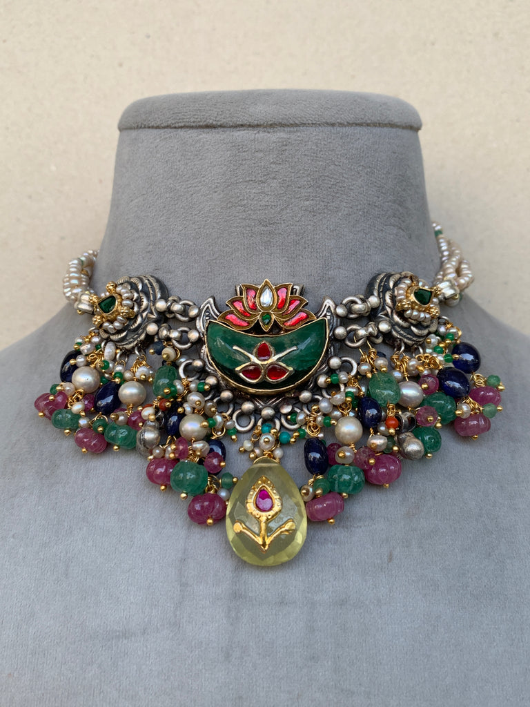 FS163 Maahru Silver Necklace